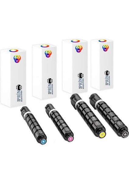 Exv-49 Canon İR-C3330I Muadil Toner 4 Renk