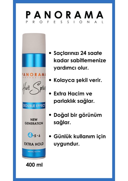 Panorama Professional Saç Spreyi Extra Hold 4 -400 Ml