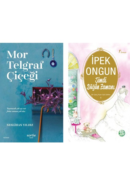 Mor Telgraf Çiçeği - Şimdi Düğün Zamanı 2'li Set