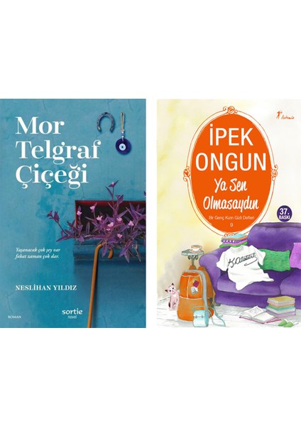 Mor Telgraf Çiçeği - Ya Sen Olmasaydın 2'li Set