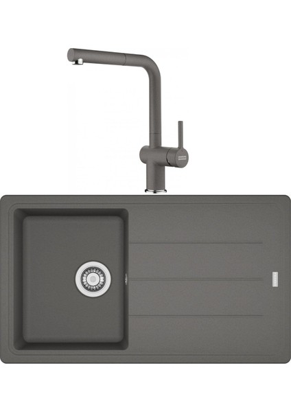 Basis Bfg 611-86 Stone Grey Granit Evye-Active Plus Doccia 2.0 Batarya Seti