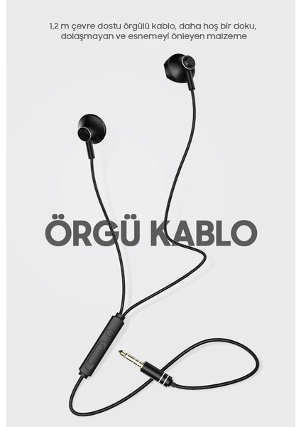 Ios Uyumlu Metal Başlık Kablolu Kulaklık modelleri