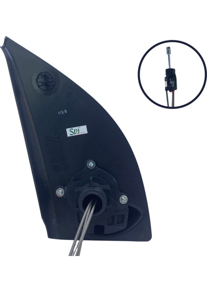 Dış Dikiz Aynası Fiat Panda 2003 - 2010 Mekanik, Manuel Katlama, Siyah Kapak indirimleri