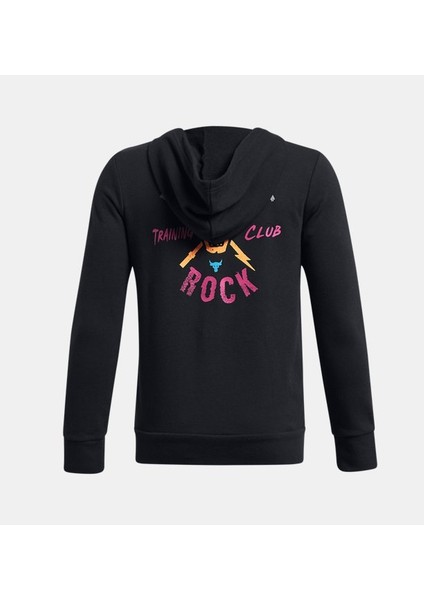 Erkek Çocuk Project Rock Tam Boy Fermuarlı Kapüşonlu Üst 1384091-001