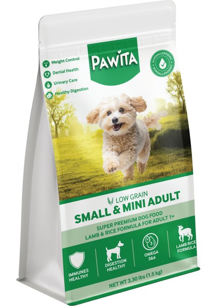 Hypoallergenic Small Mini Super Premium Kuzu Etli Küçük Irk Yetişkin Köpek Maması 1,5 kg fiyatları