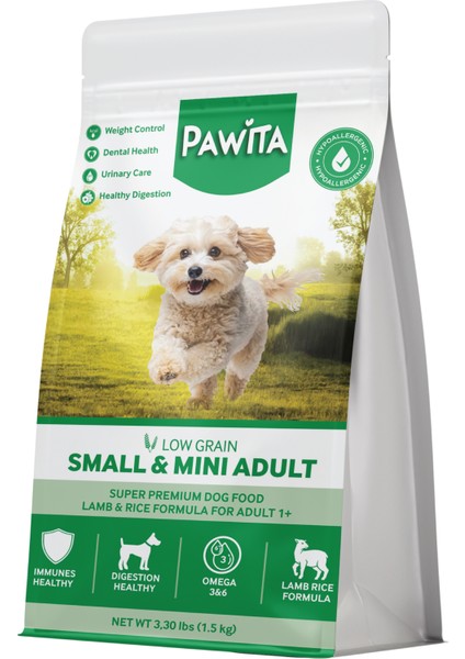 Hypoallergenic Small Mini Super Premium Kuzu Etli Küçük Irk Yetişkin Köpek Maması 1,5 kg modelleri