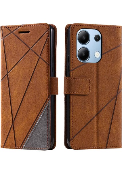 Xiaomi Redmi Için Not 13 4g Pu Deri Darbeye Manyetik Cüzdan (Yurt Dışından)