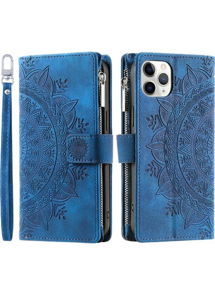 IPhone 11 Pro Yüksek Kalite Klipsiz 2-In-1 Alt Kabuk Karbon Pu (Yurt Dışından)