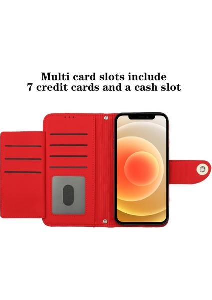 IPhone 12 Için Kılıf Cüzdan Kapak Bilek Şerit Kart Tutucu Darbeye Şık (Yurt Dışından) indirimleri