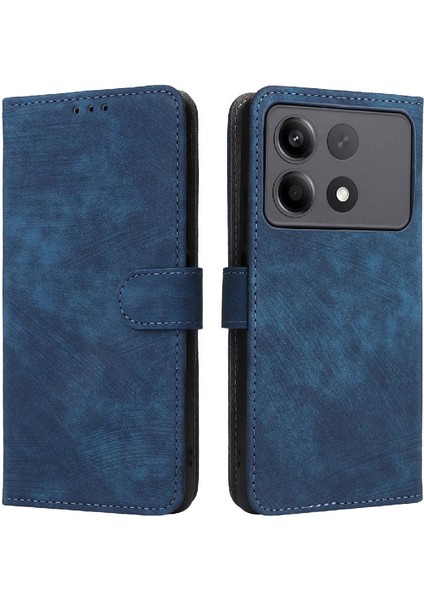Xiaomi Poco X6 Neo 5g Pu Deri Manyetik Kapatma Rfıd Engelleme (Yurt Dışından)