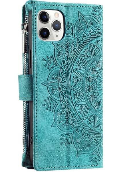IPhone 11 Için Kılıf Pro Max Mikrofiber Astar Içinde Alüminyum Metal Logo (Yurt Dışından)