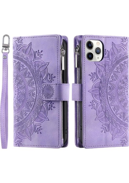 IPhone 11 Için Kılıf Pro Max Mikrofiber Astar Içinde Alüminyum Metal Logo (Yurt Dışından)