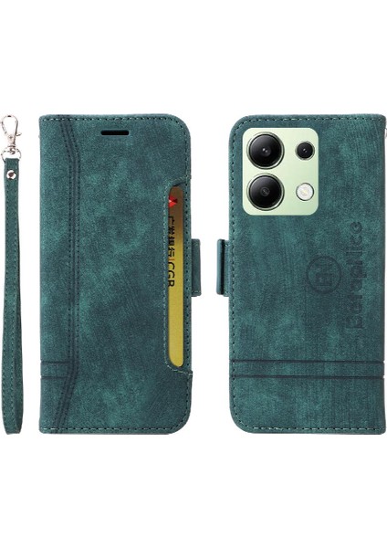 Xiaomi Redmi Not 13 4g Kart Yuvaları Için Kılıf Cüzdan Kapak Çevirin Tpu Deri (Yurt Dışından)