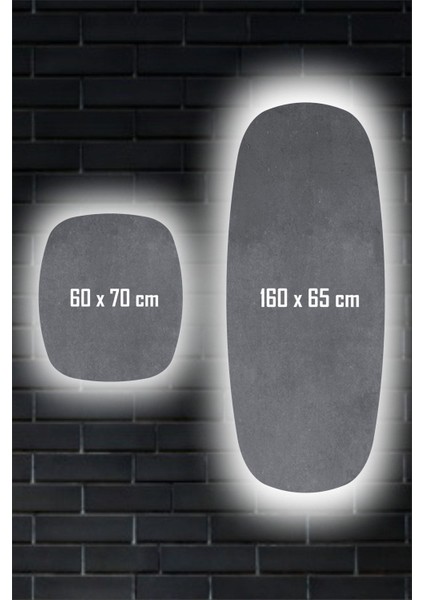 LED Işıklı Banyo Aynası ve Boy Aynası Ikili Takım