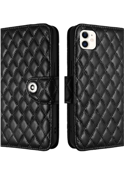 IPhone 11 Için Kılıf Cüzdan Kapak Kart Tutucu Darbeye Şık Koruyucu (Yurt Dışından)