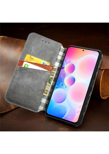 Xıaomı Redmi Için Kılıf K40 Pro Zarif Iş Deri Kılıf Cüzdan Çevirin (Yurt Dışından) fırsatları