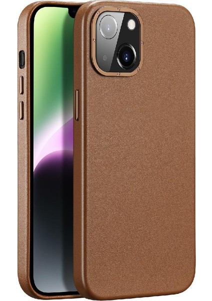 IPhone 14 Için Dux Ducase Durumda Katı Renk Telefon Kılıfları Anti-Parmak Izi (Yurt Dışından)