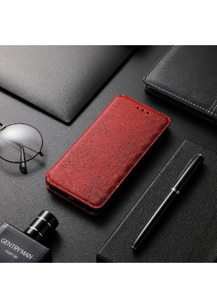 Xıaomı Redmi Için Not 10 Pro 5g Deri Kılıf Kapak Çevirin Moda (Yurt Dışından)