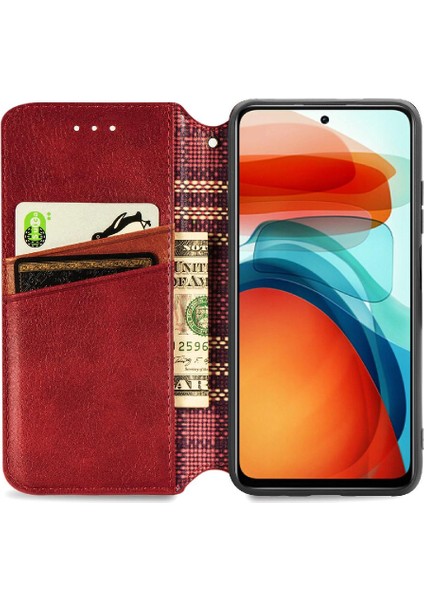 Xıaomı Redmi Için Not 10 Pro 5g Deri Kılıf Kapak Çevirin Moda (Yurt Dışından)
