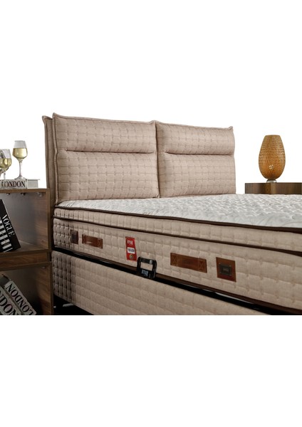 Mystrey Plus Set (Baza+Yatak+Başlık) Tek Kişilik 100X200 cm