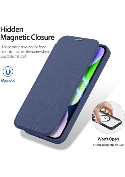 IPhone 14 Için Magducase Durumda Artı Kılıf Cüzdan ile Uyumlu Magsafe ile (Yurt Dışından)