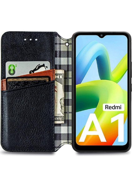 Xıaomı Redmi A1 Için Kılıf Deri Kılıf Cüzdan Fonksiyonu Moda Tasarım Flip (Yurt Dışından) indirimleri