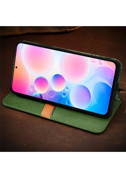 Xıaomı Redmi Not 11 Için Kılıf Pro Moda Tasarım Deri Kılıf Cüzdan Çevirin (Yurt Dışından)