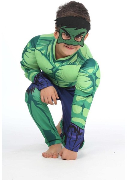 Hulk Kaslı Kostüm
