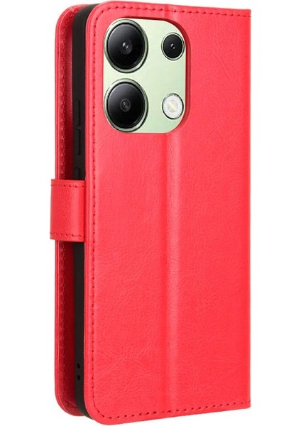 Xiaomi Redmi Için Not 13 4g Manyetik Kapak Çevirin Kart Tutucu Cüzdan (Yurt Dışından)