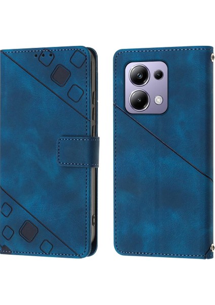 Xiaomi Redmi Için Not 13 Pro 4g Kart Tutucu Cüzdan Kapak Çevirin Deri (Yurt Dışından)