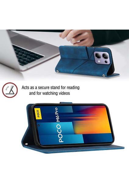 Xiaomi Redmi Için Not 13 Pro 4g Kart Tutucu Cüzdan Kapak Çevirin Deri (Yurt Dışından)