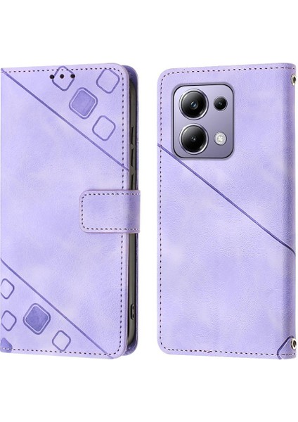 Xiaomi Redmi Için Not 13 Pro 4g Kart Tutucu Cüzdan Kapak Çevirin Deri (Yurt Dışından)