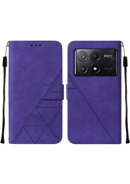 Xiaomi Poco X6 Pro 5g Flip Folio Kitap Koruyucu Cüzdan Kapak Pu (Yurt Dışından)