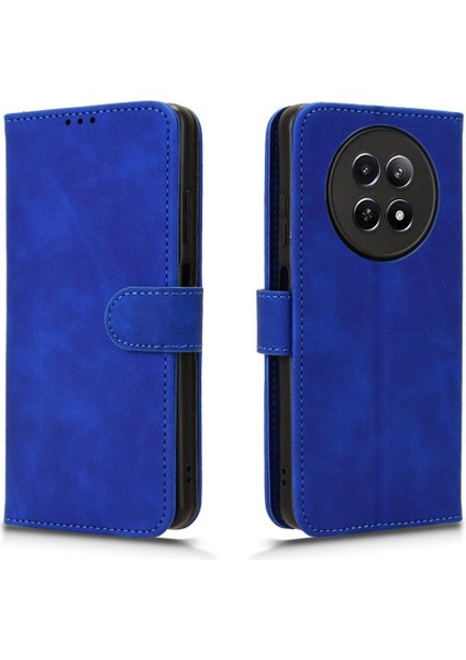 Kart Tutucu Kickstand ile Realme 12 5g Deri Folio Flip Case Için Kılıf (Yurt Dışından)