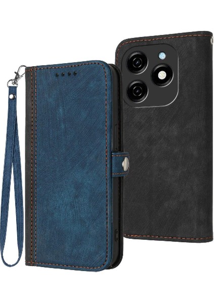 Tecno Spark 20 Kickstand Koruyucu Cüzdan Flip Folio Kitap Için Kılıf (Yurt Dışından)