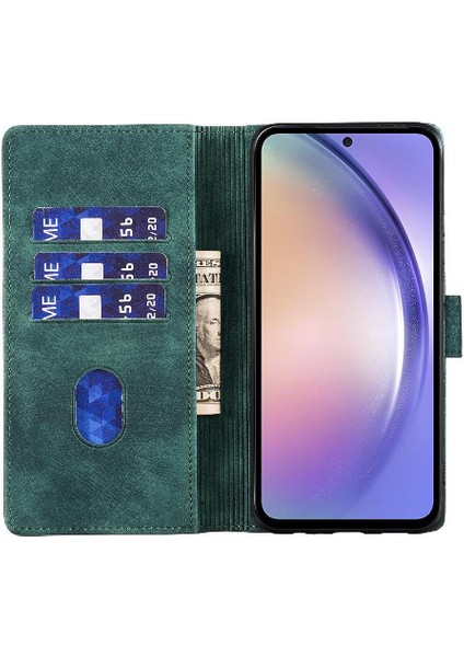 Mellow Shop Samsung Galaxy Için Kılıf A52S 5g Flip Folio Kart Cep Tutucu Kapak Kedi (Yurt Dışından)