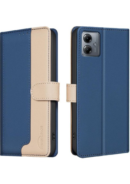 Motorola Moto G14 Kart Yuvaları Için Flip Case Tutucu Flip Folio Rfıd Engelleme (Yurt Dışından)