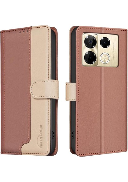 Infinix Not Için Flip Case 40 Pro 4g/5g Darbeye Tpu Iç Kabuk Flip (Yurt Dışından)