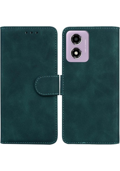 Motorola Moto E14 Için Flip Case Standı Tutucu Premium Pu Deri Manyetik (Yurt Dışından)