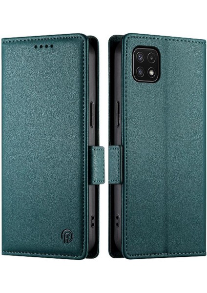 Samsung Galaxy A22 5g Kart Yuvaları Cüzdan Iş Günlük Kullanım Için Flip Case (Yurt Dışından)