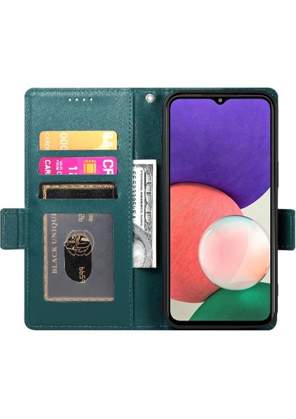 Samsung Galaxy A22 5g Kart Yuvaları Cüzdan Iş Günlük Kullanım Için Flip Case (Yurt Dışından) modelleri