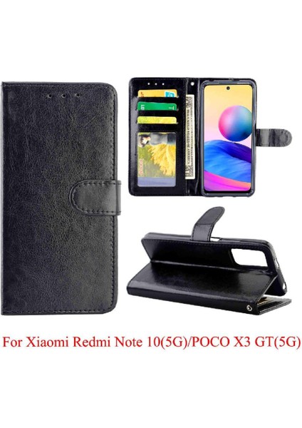 Xiaomi Redmi Not 10 Için Flip Case 5g Kart Tutucu Manyetik Kapatma Pu (Yurt Dışından) indirimleri