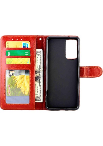 Samsung Galaxy Quantum 2 Kart Tutucu Manyetik Kapatma Pu Için Flip Case (Yurt Dışından) indirimleri