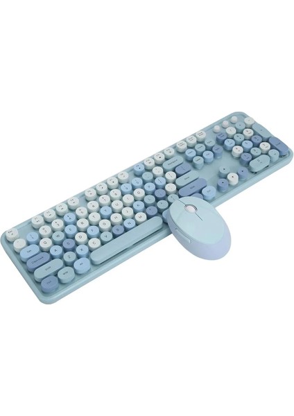 Bilişim Burada Sweet Yuvarlak Tuşlu Renkli Klavye Mouse Set