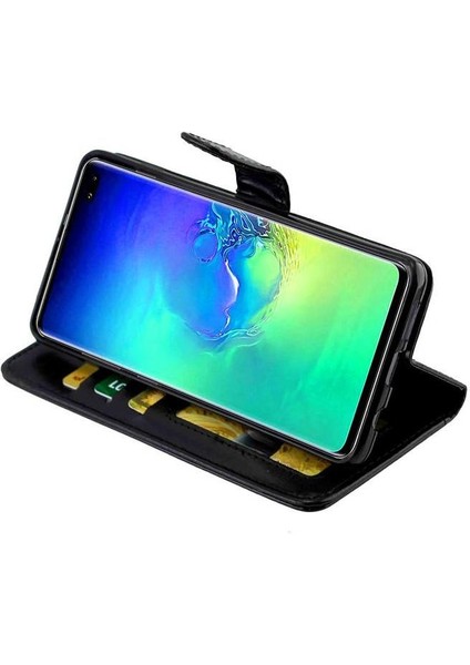 Samsung Galaxy S10 Artı Manyetik Kapatma Kickstand Pu Kart Için Flip Case (Yurt Dışından) fiyatları