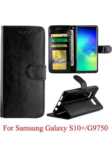 Samsung Galaxy S10 Artı Manyetik Kapatma Kickstand Pu Kart Için Flip Case (Yurt Dışından) fırsatları