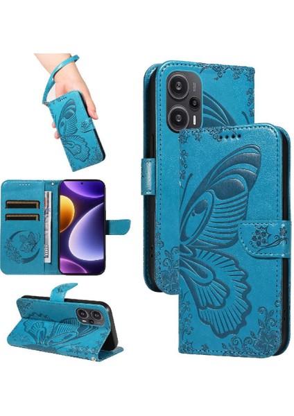 Kredi Kartı Yuvası ile Xiaomi Redmi Not 12 Turbo Için Flip Case Ayrılabilir (Yurt Dışından)