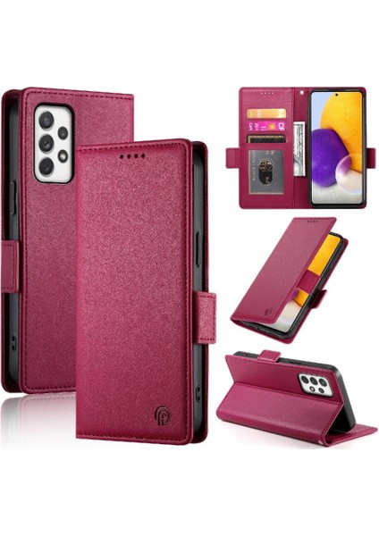 Samsung Galaxy A72 5g Flip Iş Günlük Kullanım Cüzdan Kartı Için Flip Case (Yurt Dışından)