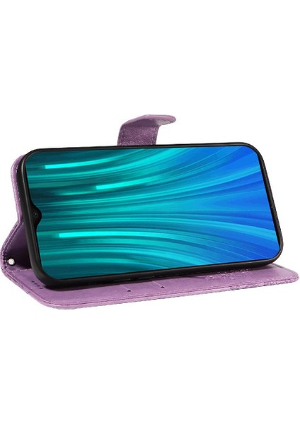 Kredi Kartı Yuvası ile Xiaomi Redmi Not 8 Pro Için Flip Case Kabartmalı Yüksek (Yurt Dışından) fırsatları