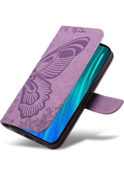 Kredi Kartı Yuvası ile Xiaomi Redmi Not 8 Pro Için Flip Case Kabartmalı Yüksek (Yurt Dışından) indirimleri